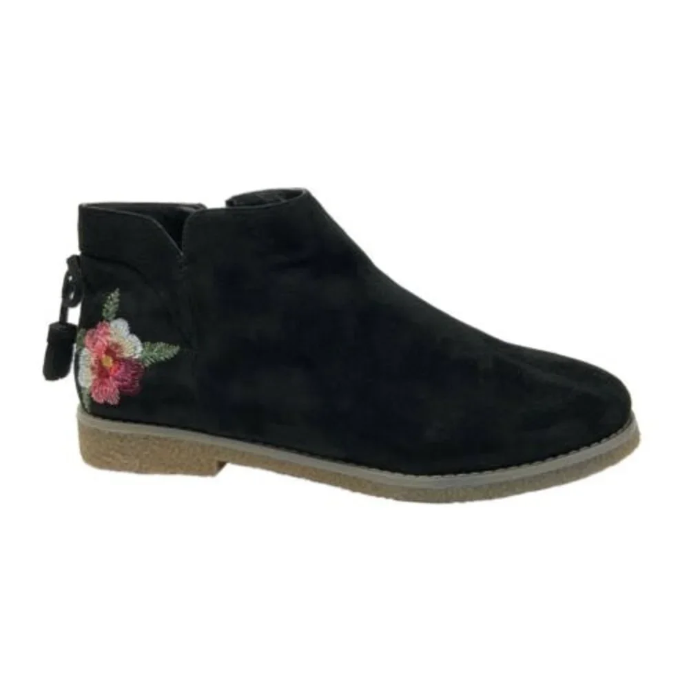 New Comfortview Wide Sienna Embroidered Bootie 11